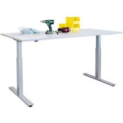 kaiserkraft Arbeitstisch, elektrisch höhenverstellbar, Höhe 680 - 1180 mm, HPL-Platte, BxT 1600 x 800 mm
