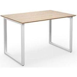 kaiserkraft Mehrzwecktisch DUO-O Trend, gerade Platte, Tiefe 800 mm, Breite 1200 mm, Eiche / weiß