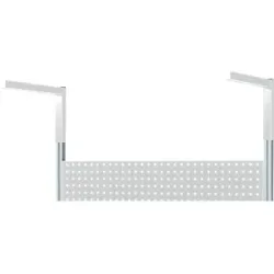 Auslegerpaar, BxHxT 45 x 550 x 300 mm, lichtgrau RAL 7035 RAU