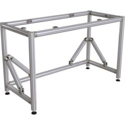 kaiserkraft Aluminiumwerktisch-Gestell, Steharbeitsplatz, Höhe 910 mm, BxT 1800 x 900 mm