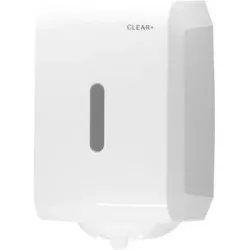 Hand- und Wischtuchspender, Innenabrollung Clear+, mit Innenabrollung, HxBxT 473 x 391 x 669 mm CWS