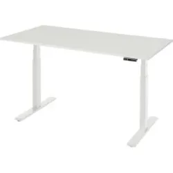 ESD-Arbeitstisch, elektrisch höhenverstellbar, Höhe 650 - 1300 mm, BxT 1500 x 800 mm eurokraft pro