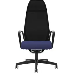 Bürostuhl Selvio 0146 ZÜCO, Netz-Rückenlehne, blau Züco