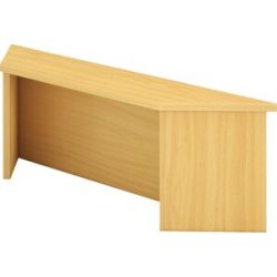 Thekenaufsatz Office Braun Holz 113 cm - Farbe: buche - Material: Holzwerkstoff - Thekenaufsatz