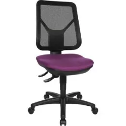 Bürostuhl, Netz-Rückenlehne, lila Topstar