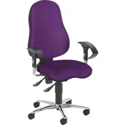 Bürostuhl SITNESS 10, mit verstellbaren Armlehnen, lila Topstar
