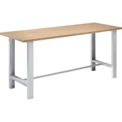 Werkbank, Baukastensystem, Plattenbreite 1850 mm, Grundmodell, Multiplexplatte eurokraft basic