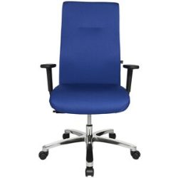 Bürostuhl BIGSTAR20, Punktsynchron-Mechanik, Tragfähigkeit 150 kg, blau Topstar