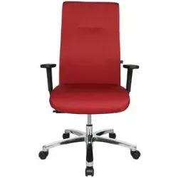 Bürostuhl BIGSTAR20, Punktsynchron-Mechanik, Tragfähigkeit 150 kg, rot Topstar