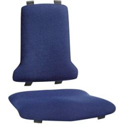 Polster für Arbeitsstühle, ESD-Ausführung, blau bimos