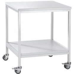 kaiserkraft Labor-Fahrtisch, mit Ablageboden, Tragfähigkeit 200 kg, BxTxH 900 x 750 x 900 mm