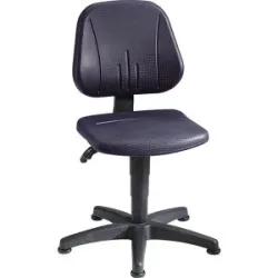 Arbeitsdrehstuhl 9650, Integralschaum, Gleiter, schwarz