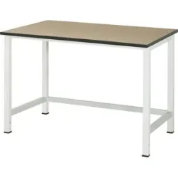 Arbeitstisch für Arbeitsplatzsystem Serie 900, Höhe 825 - 1025 mm, MDF-Platte, Breite 1250 mm RAU