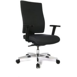 Bürostuhl PROFI STAR 15, ergonomische Rückenlehne, schwarz Topstar