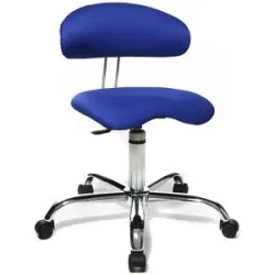 Hocker SITNESS 40, 3-dimensional beweglich, blau Topstar