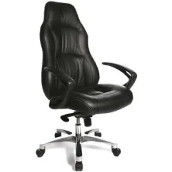 Chefsessel RS1, mit Kniematic-Wippmechanik, schwarz Topstar