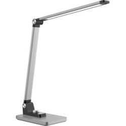 LED-Tischleuchte JOA, 800 lm, silber gebürstet meet