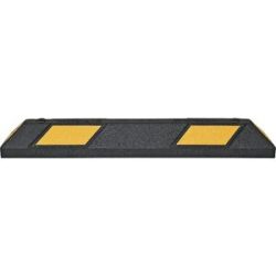 Radstopp Park-AID®, LxBxH 900 x 150 x 100 mm, schwarz / gelb Moravia