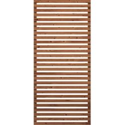 kaiserkraft Tokyo Zaun, Holz, BxH 830 x 1800 mm, ThermoWood®