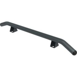 Radstopper, Stahl, LxH 2000 x 115 mm, Ø 60 mm, grau, verzinkt Mottez