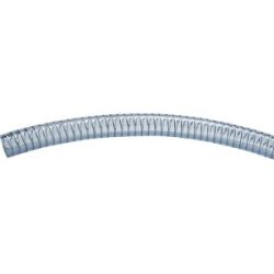 PVC-Schlauch, klar mit Stahlspirale, 5 bar, pro lfd. m, 1 1/2'', Innen-Ø 38 mm Jessberger