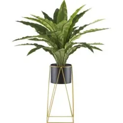 Gasper Kunstpflanzen Asplenium im Metalltopf Auf Metallrack H: 105 cm  | Schubiger Möbel