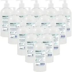 kaiserkraft Cremeseife im Pumpspender, VE 15 Stk à 500 ml, weiß