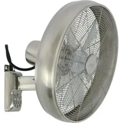 Lucci AIR BC Wandventilator 50 W (Ø x H) 410 mm x 460 mm Chrom Schwenkbar