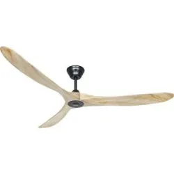 CasaFan ECO GENUINO 180 MS-NT Deckenventilator 30 W (Ø x H) 1800 mm x 290 mm Schwarz (matt) mit Fernbedienung,