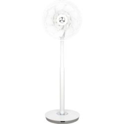 kaiserkraft Standventilator Airos Eco, mit 12 Drehstufen, mit Fernbedienung, weiß
