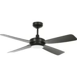 Lucci AIR Slipstream Deckenventilator 22 W (Ø x H) 107 cm x 33 cm Schwarz mit Fernbedienung
