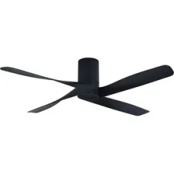 Lucci AIR Riviera Deckenventilator 35 W (Ø x H) 132 cm x 28 cm Schwarz mit Fernbedienung