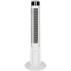 kaiserkraft Säulenventilator Eco Tower, 12 Drehzahlstufen, weiß