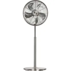 kaiserkraft Standventilator Airos Eco höhenverstellbar, Rotorblatt-Ø 335 mm, verchromt, ab 3 Stk