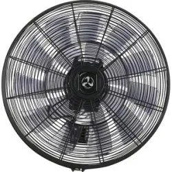 kaiserkraft Wandventilator Airos Eco Silent WALL, mit 7 Drehstufen, Fernbedienung, schwarz