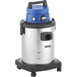 Werkstatt Nass-/Trockensauger, 33-l-Edelstahlbehälter, 1200 W, mit Elektrosteckdose eurokraft pro