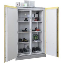 Akku-Sicherheits-Lagerschrank SiS Li-Ion 90 Safe Pro, ohne Brandunterdrückungssystem, HxB 2250 x 1212 mm LaCont