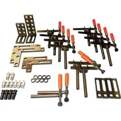 kaiserkraft Starter-Set Spannwerkzeuge, ohne Wagen, HxBxT 500 x 500 x 400 mm