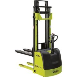 Elektro-Deichselstapler LX, Triplexmast, Tragfähigkeit 1400 kg, Hubhöhe 4200 mm, mit Freihub Pramac