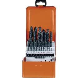 Spiralbohrer-Set ECO HSS-R, in Metallkassette, 25 Teile Projahn
