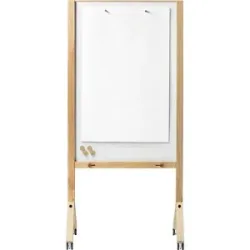Flipchart MAULwood, mobil, HxBxT 1800 x 800 x 1200 mm MAUL
