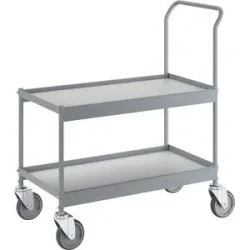 Ebinger 0342G Allzweckwagen Feststeller Stahl pulverbeschichtet Traglast (max.): 150 kg Silber-Grau