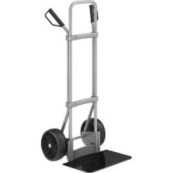 Sackkarre, verzinkt, Schaufel-BxT 450 x 350 mm, schwarz, Vollgummibereifung, ab 5 Stk eurokraft pro