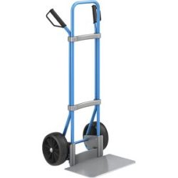 Sackkarre, blau, Schaufel-BxT 450 x 350 mm, verzinkt, Vollgummibereifung, ab 5 Stk eurokraft pro
