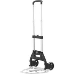 Transportkarre klappbar, Tragfähigkeit 50 kg, Polymer spurlos eurokraft basic