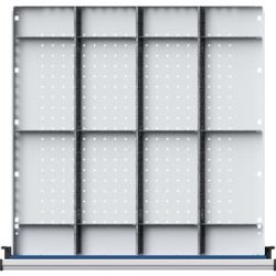 Trennbleche für Schubladenschränke, für Schrankbreite 760 mm, für Schubladenhöhe 180 - 360 mm ANKE