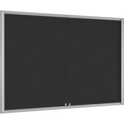kaiserkraft Schaukasten BASIC, für 18 x DIN A4, anthrazit