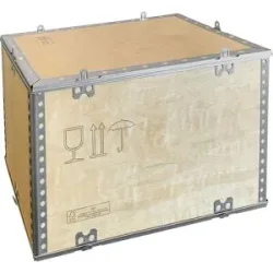 Holzfaltkiste Standard, ohne Kufen, Außen-LxBxH 600 x 400 x 400 mm ratioform