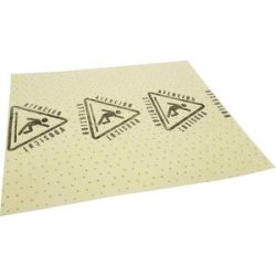 kaiserkraft BASIC Bindevlies, Tücher mit Warndruck, für Chemikalien, 500 x 400 mm, VE 20 Stk, ab 3 VE