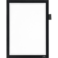 DURAFRAME® Info-Rahmen MAGNETIC NOTE A4, für direktes Beschriften, magnetisch, VE 5 Stk, Rahmen schwarz DURABLE